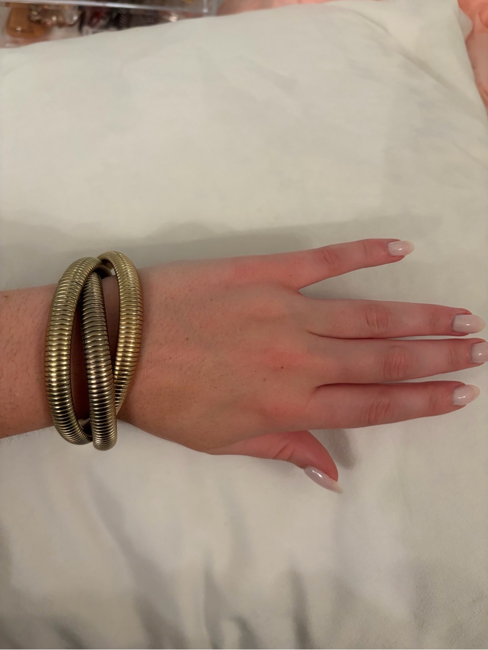 Gold-Tone Coil Wrap Bracelet - Women Jewelry
